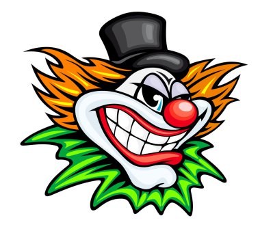 Circus clown clipart