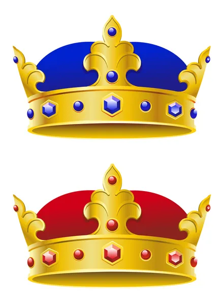 Royal crowns — Stock Vector
