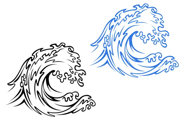 Морської хвилі — стоковий вектор