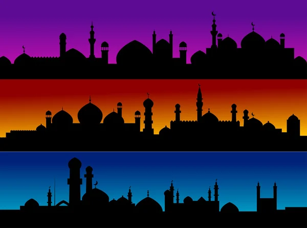 stock vector Mosque cityscapes