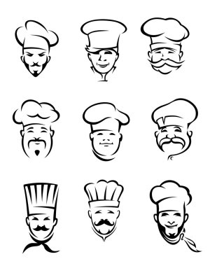 Restaurant chefs clipart