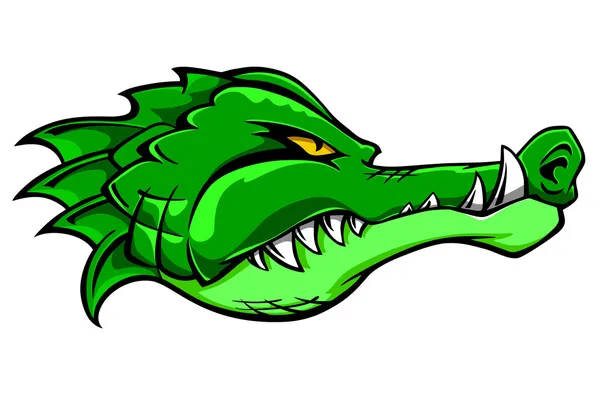 Mascotte de crocodile — Image vectorielle