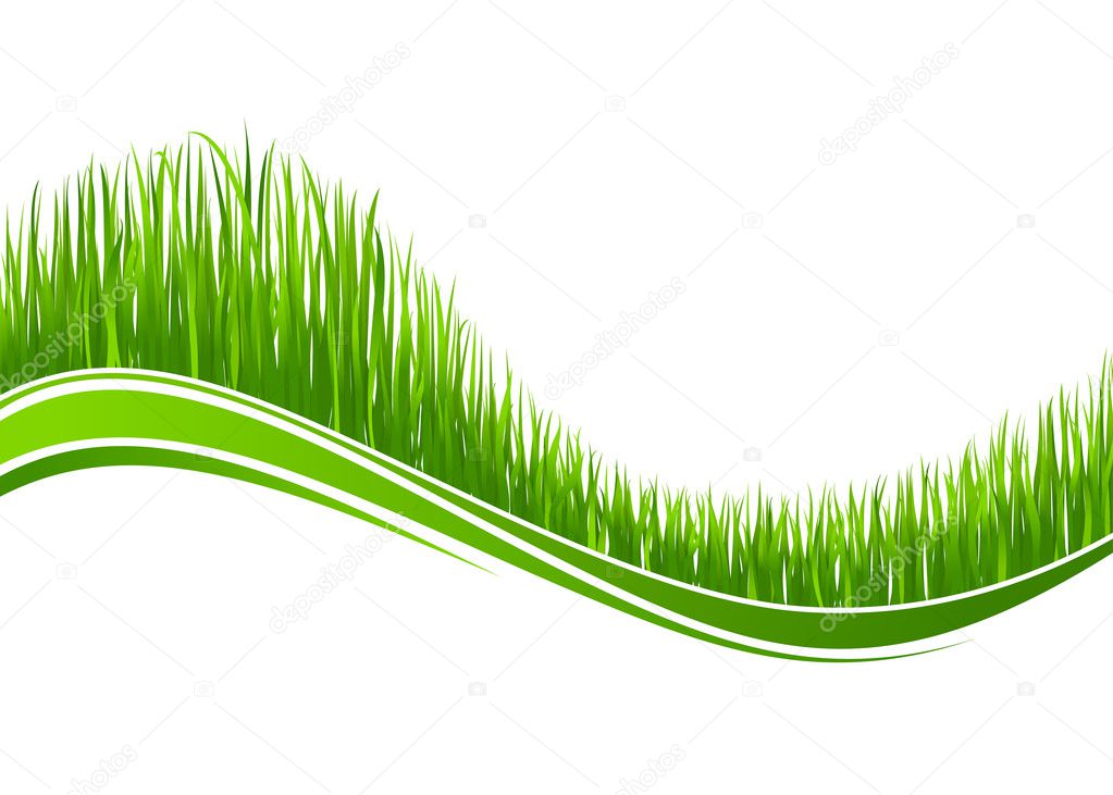 Grass wave background