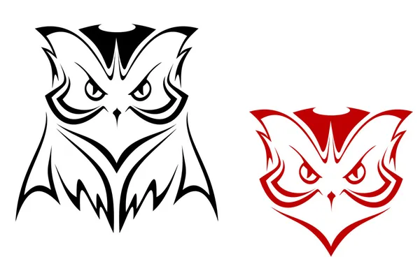 Owl mascot — Stock Vector
