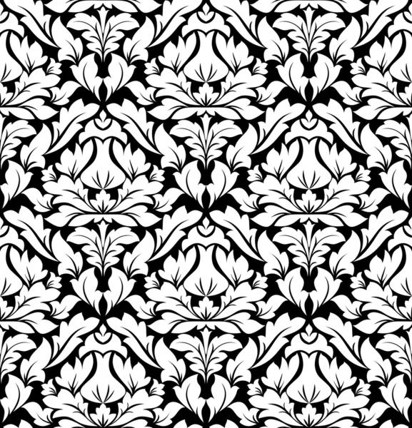 Royal damask seamless pattern — Stock Vector