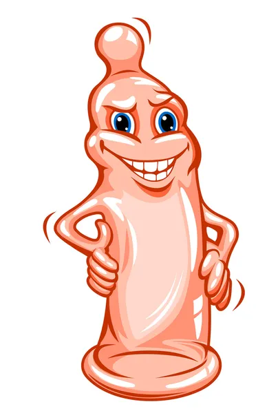 Комический презерватив — стоковый вектор