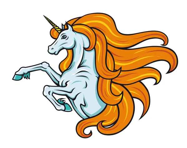 Karikatür unicorn — Stok Vektör