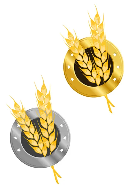 Simbolo del grano — Vettoriale Stock