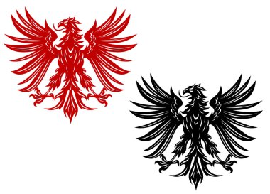 Heraldry eagles clipart