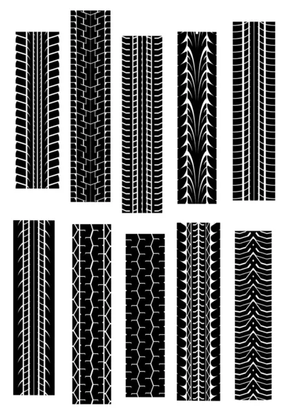 Tyre shapes — Stock Vector
