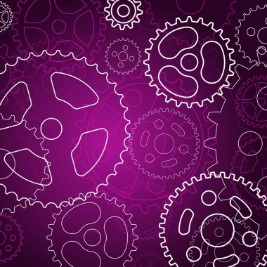 Abstract gear background clipart