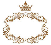 elegáns royal crown keret