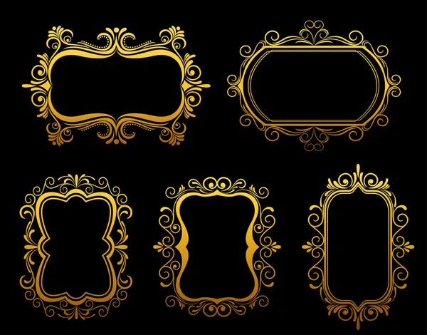 Vintage frames — Stock Vector