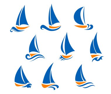 Yat ve tekne yarışı sembolleri