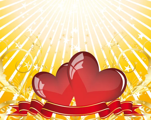St Sevgililer günü kartı — Stok Vektör