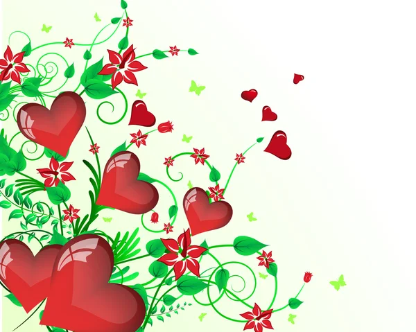Листівка на день Святого Валентина — стоковий вектор