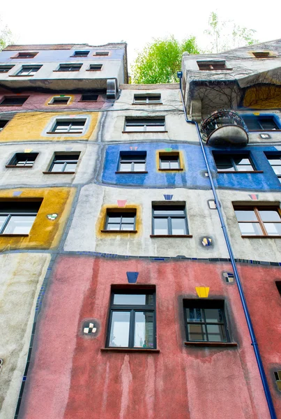 The Hundertwasser House em Viena, Áustria — Fotografia de Stock