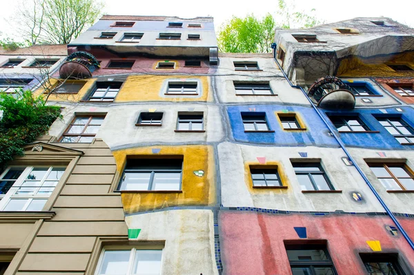 The Hundertwasser House a Vienna, Austria — Foto Stock