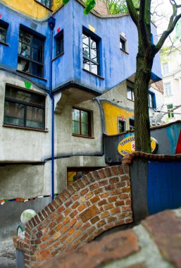 The Hundertwasser House clipart