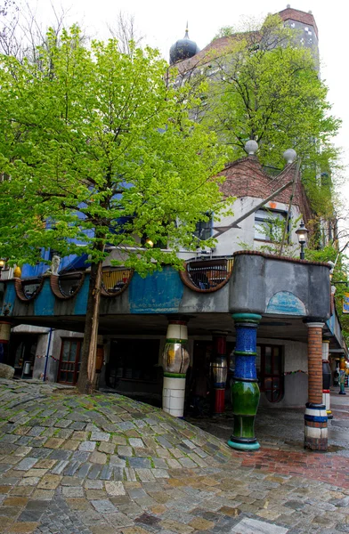 A Hundertwasser-ház — Stock Fotó