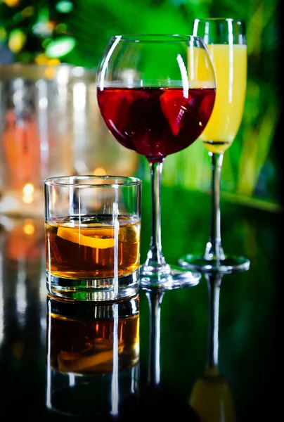 Három különböző italok — Stock Fotó