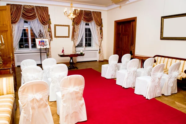 Αίθουσα είναι έτοιμη για γάμο — Φωτογραφία Αρχείου
