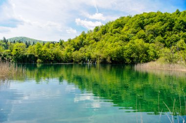 Plitvice Gölleri Milli Parkı Hırvatistan, güzel manzara