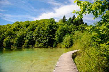 Plitvice Gölleri Milli Parkı Hırvatistan, güzel manzara