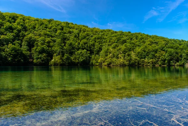 Plitvice Lakes National Park in Croatia, beautiful landscape Stock Picture
