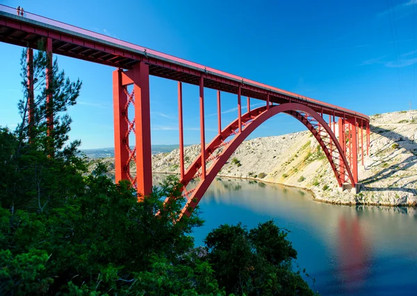Hırvatistan maslenica Köprüsü — Stok fotoğraf