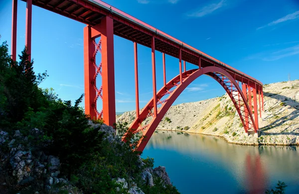 stock image The Maslenica Bridge in Croatia