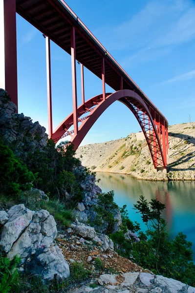 stock image The Maslenica Bridge in Croatia