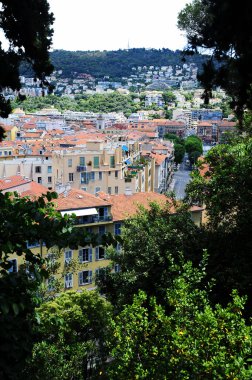 panoramik manzaralı güzel şehir, Fransa