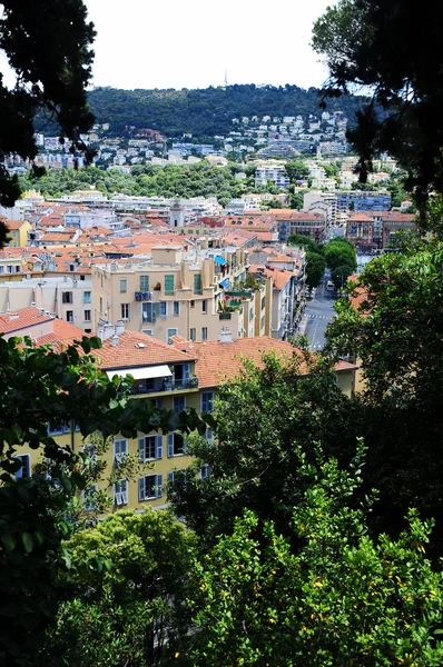 Vista panorámica de la ciudad de Niza, Francia — Foto de Stock