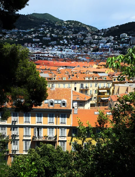 Vista panorámica de la ciudad de Niza, Francia — Foto de Stock