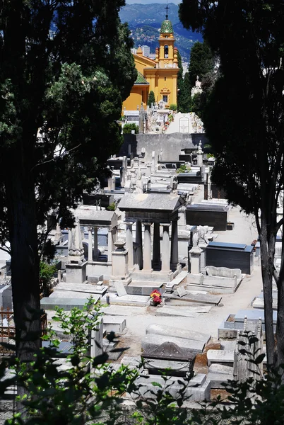 Cemitério medieval em Nice, França — Fotografia de Stock