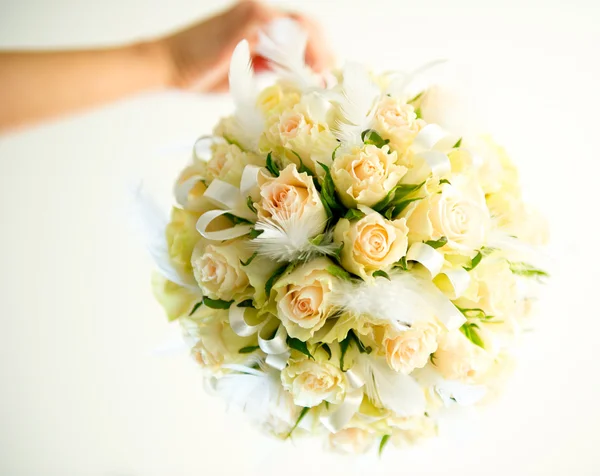 Krásná svatební kytice — Stock fotografie