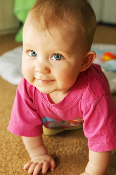 stock image Girl crawling