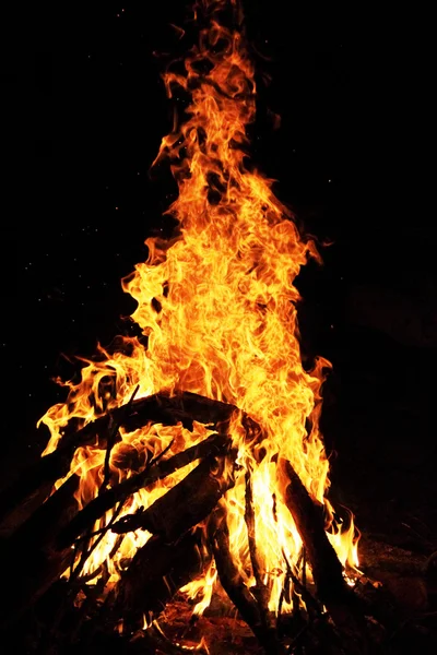 stock image Large bonfire