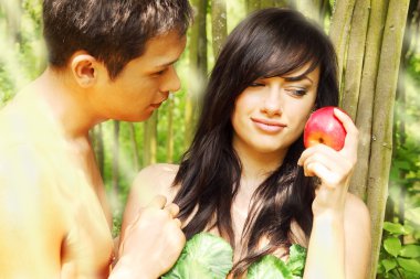 Adam and Eve clipart