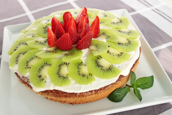 stock image Cake with the strawberries