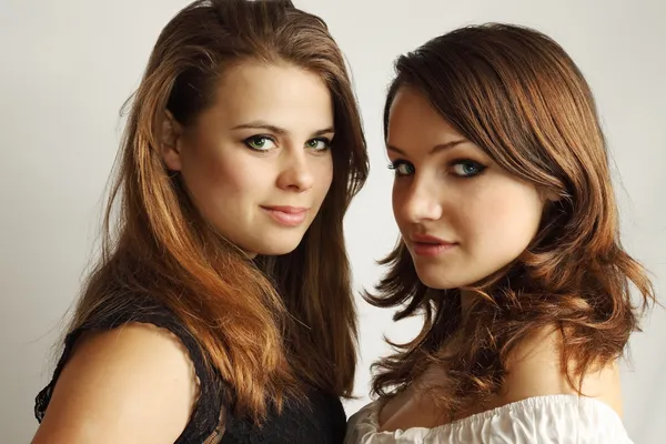 Twee lesbische meisjes — Stockfoto