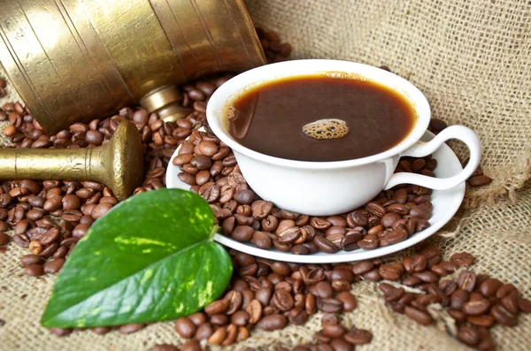 Piękny starodawny kawy tło — Zdjęcie stockowe