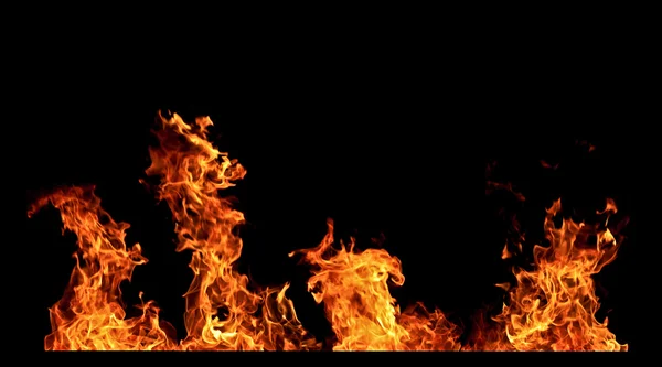 Brand vlammen achtergrond — Stockfoto