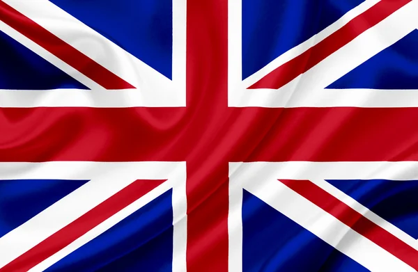Great Britain waving flag — Stock Image Great Britain waving flag Stock Photo