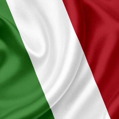 İtalya dalgalanan bayrak