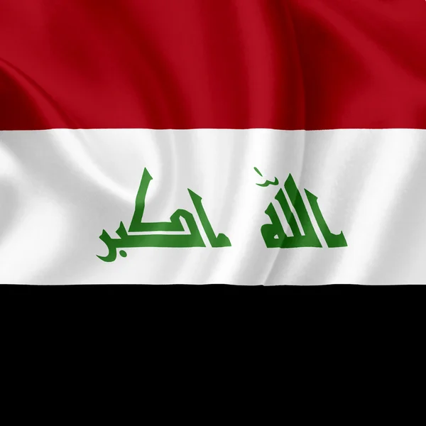 Iraq waving flag — Stock Photo, Image