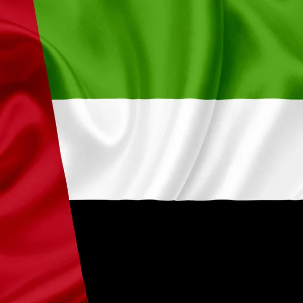 stock image United Arab Emirates waving flag