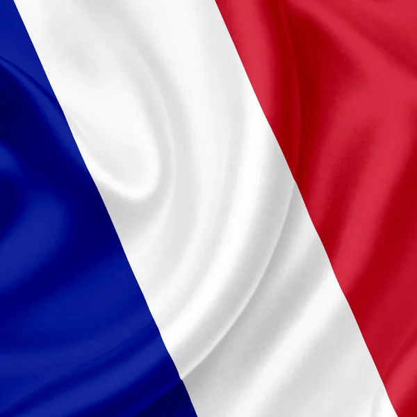 Frankreich schwenkt Flagge — Stockfoto