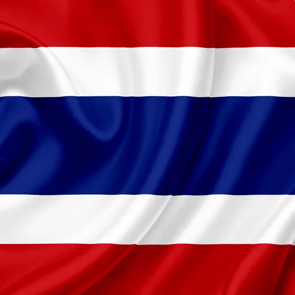 Таиланд размахивает флагом — стоковое фото